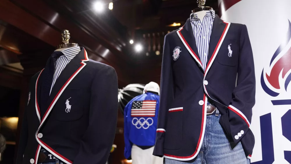 Ralph Lauren goes with basic blue jeans for Team USA's opening Olympic