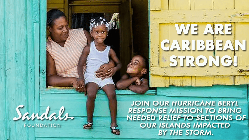 Hurricane Beryl Sandals Foundation