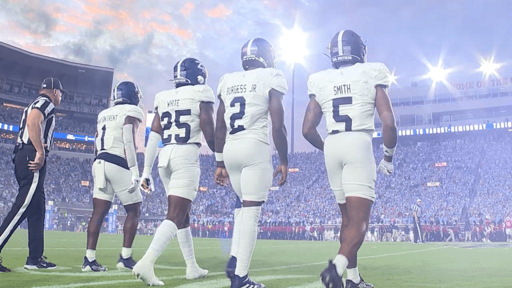 georgia-southern-captains-walk-to-coin-toss-at-vaught-hemingway-stadium-66ef904ce3c73859110