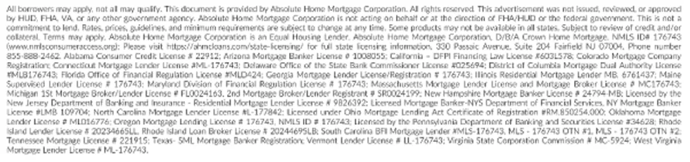 CROWN DISCLAIMER TEXT