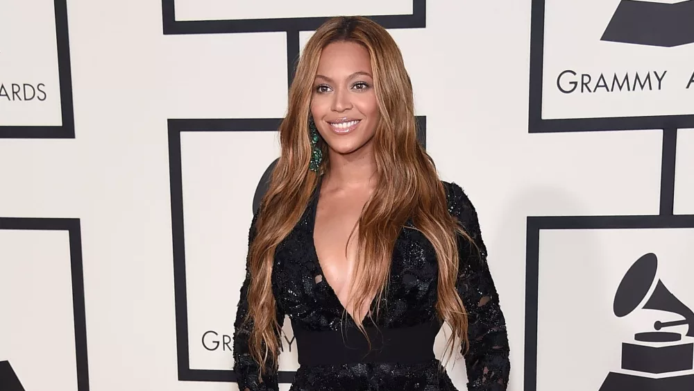 Beyonce arrives to the Grammy Awards 2015 on February 8^ 2015 in Los Angeles^ CA.