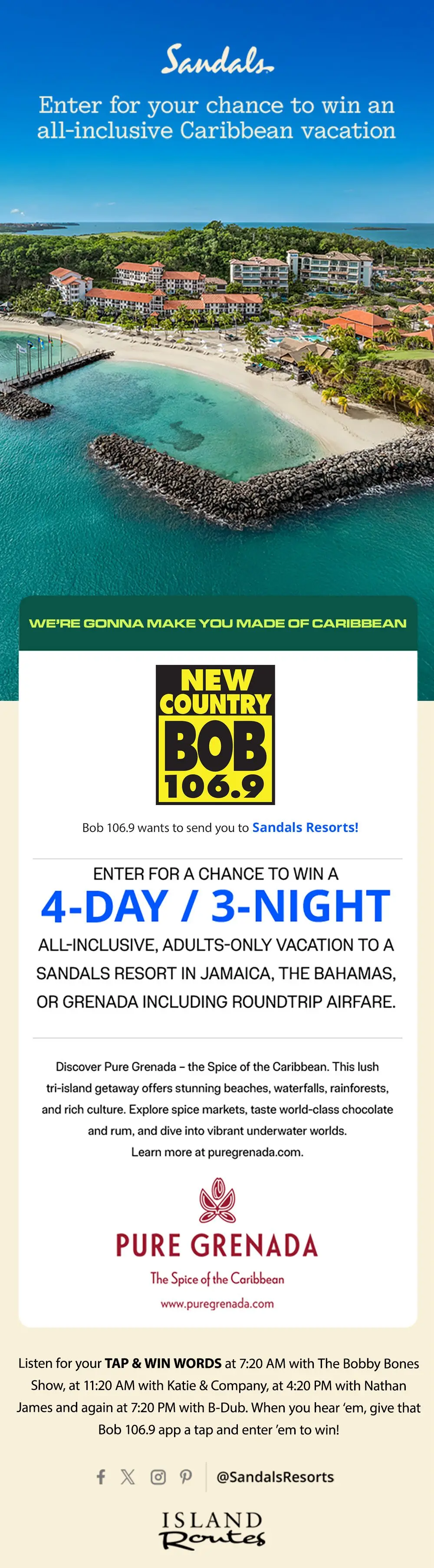 Sandals - Made Of Caribbean