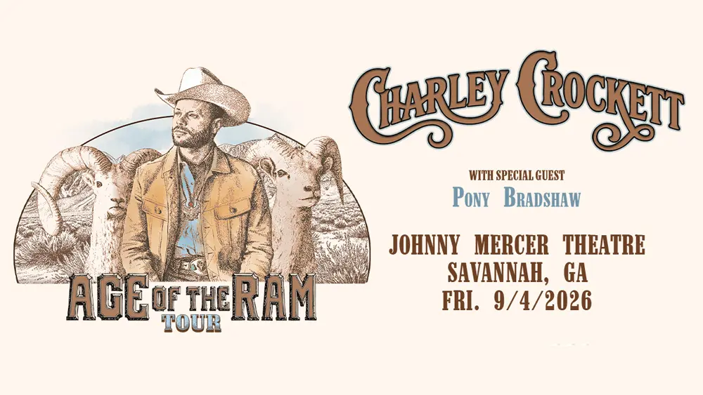 Charley Crockett- Johnny Mercer Theatre 2026