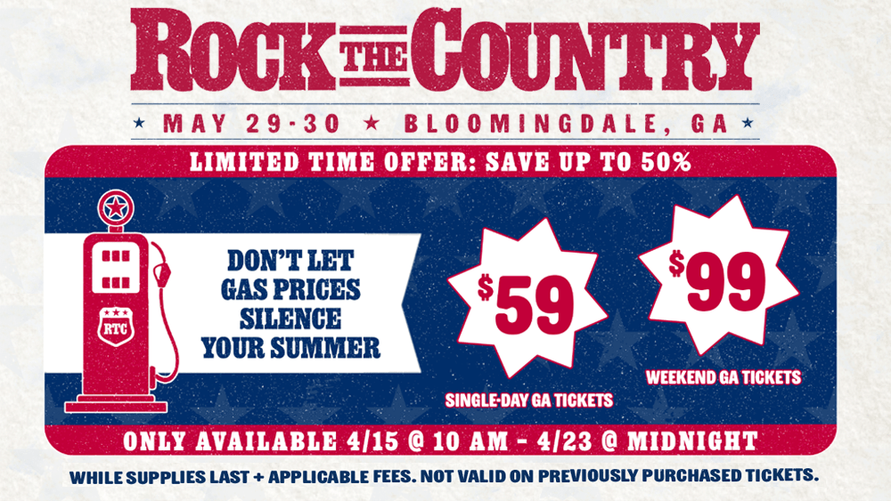 Rock The Country - Fuel Sale