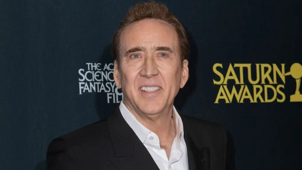 Nicolas Cage in the 52nd Annual Saturn Awards Press Room at Hilton Universal City Hotel on Feb. 02^ 2025 in Universal City^ CA.