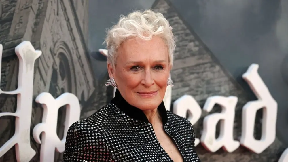 Glenn Close attends the Opening Gala screening of "Wake Up Dead Man: A Knives Out Mystery". London^ United Kingdom - October 8^ 2025