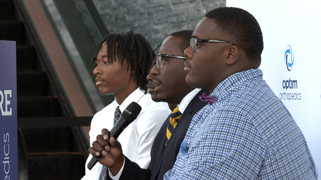bethesda-academy-previews-the-2024-football-season-at-the-prep-sports-report-2nd-annual-football-media-day-inside-enmarket-arena-66b96bd48fc6f454954
