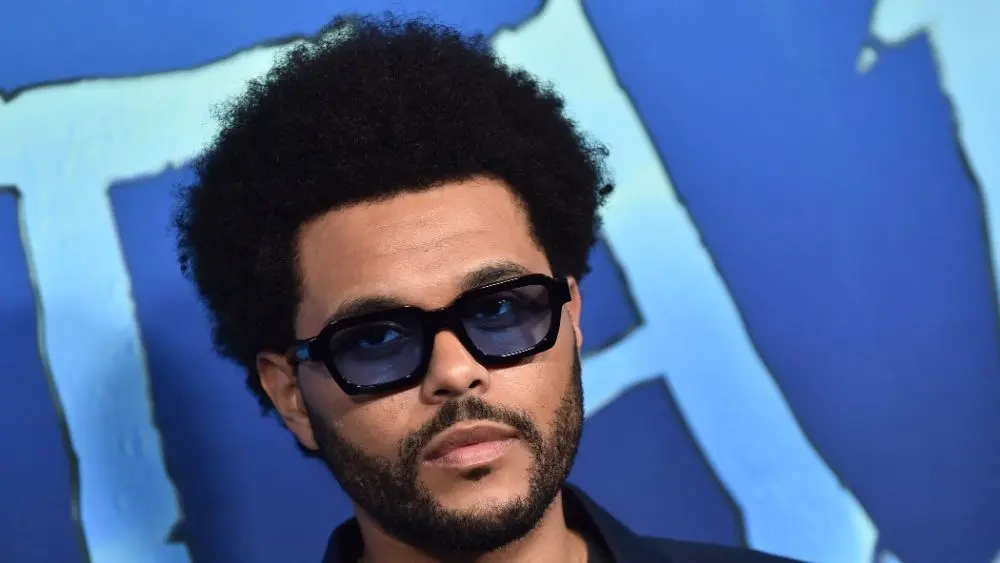 The Weeknd arrives for the ÔAvatar The Way of WaterÕ Hollywood Premiere on December 12^ 2022 in Hollywood^ CA