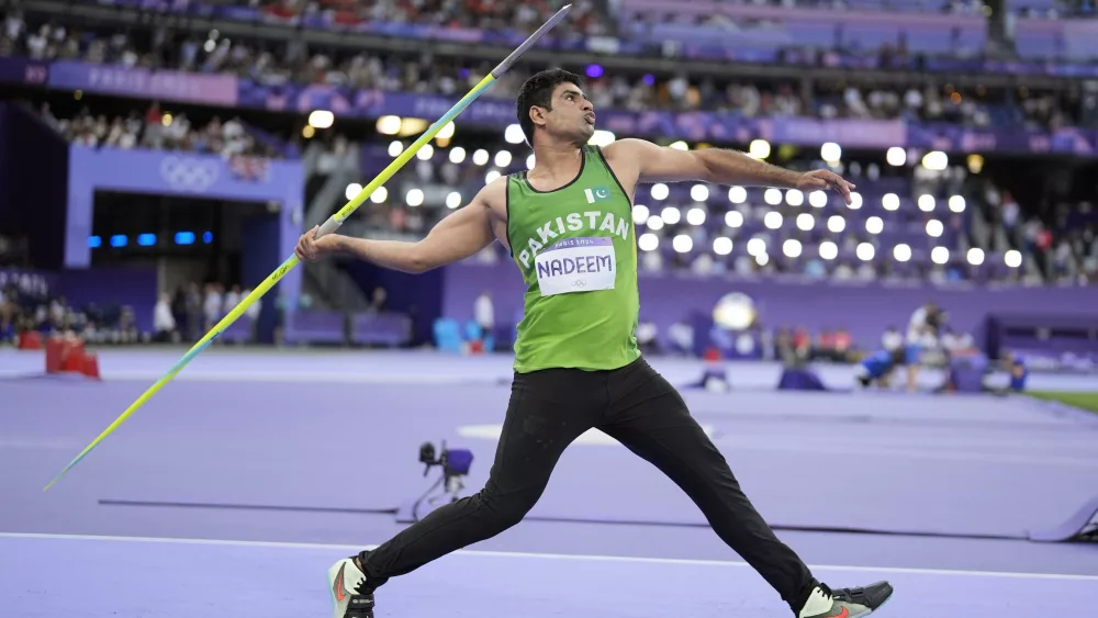 Pakistan celebrates its first Olympic gold in decades as javelin hero breaks Games record