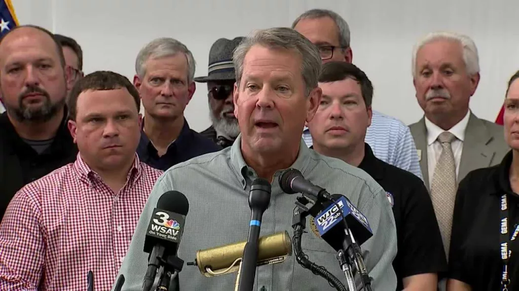 Video: Gov. Kemp details storm, flood damage in Coastal Georgia