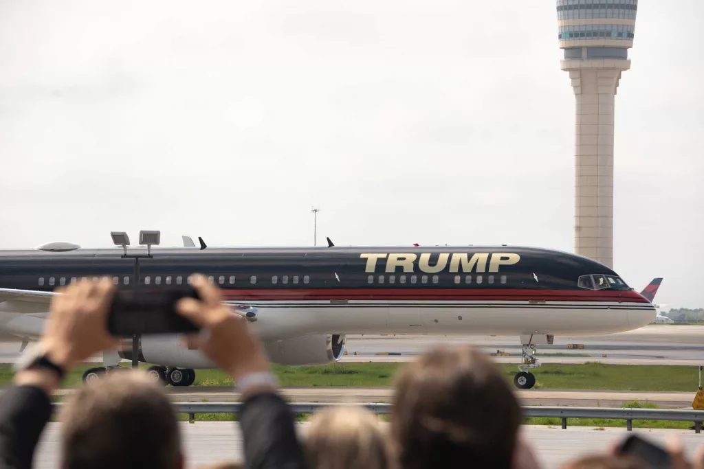 Trump plane heading to Montana rally was diverted but landed safely nearby, airport staff says