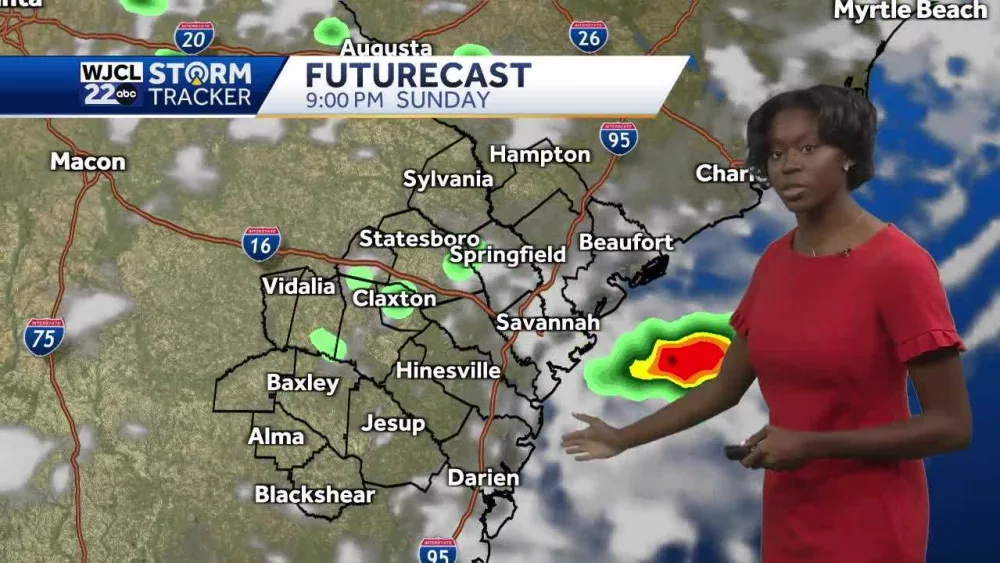 Dry evening ahead but afternoon showers return on Sunday