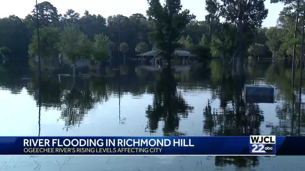 River flooding takes over several Bryan County neighborhoods