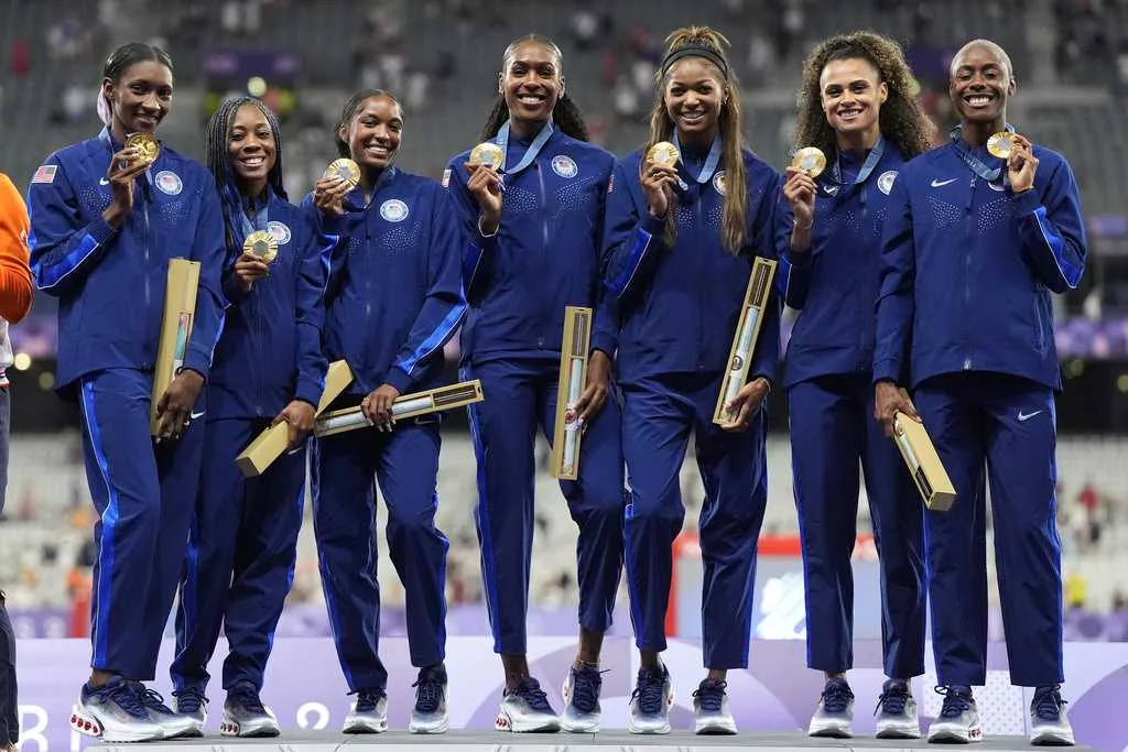 Paris Olympics Day 15: US wins gold in men's basketball, women's soccer, track events