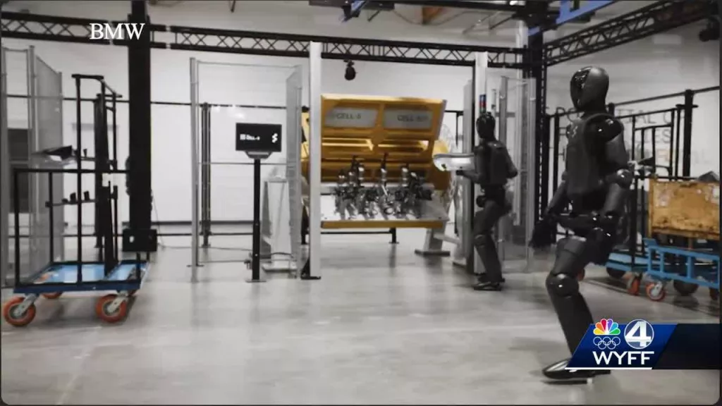 Humanoid robots tested at BMW