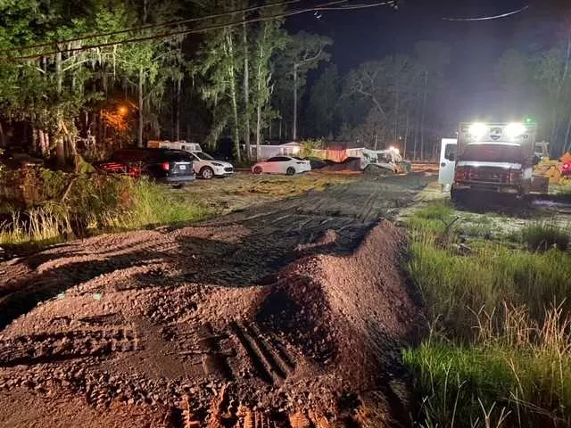 City of Savannah officials build temporary road near the Bradley Point neighborhood