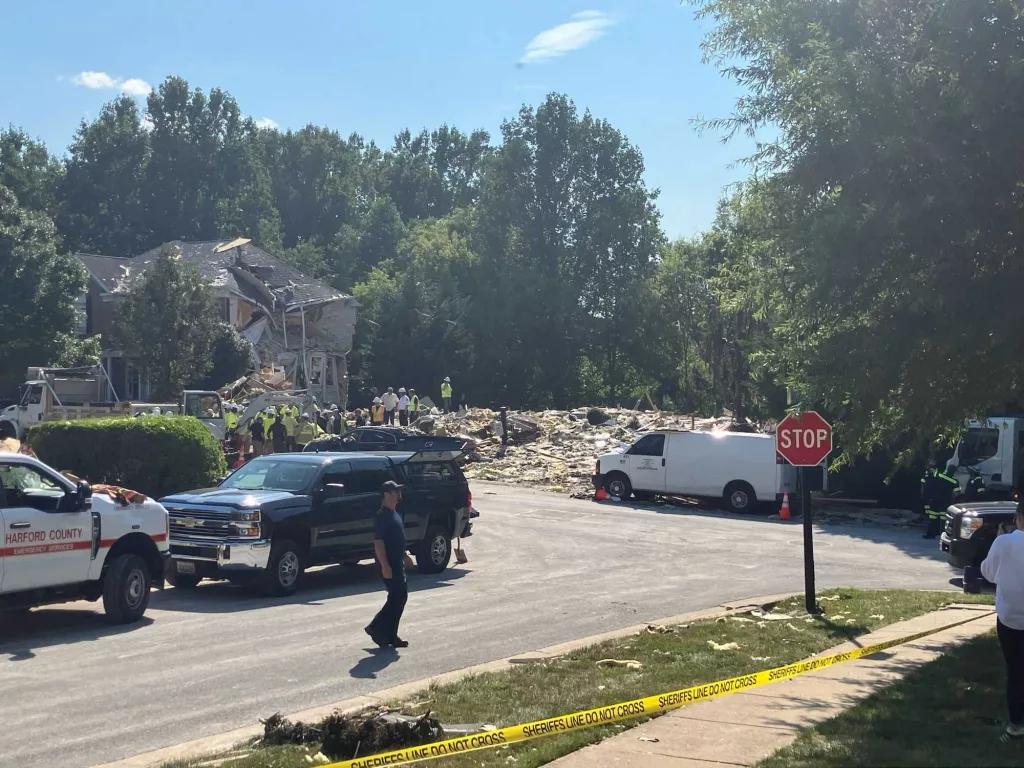 'One of the largest explosions I've seen': 2 killed after house explodes in Maryland