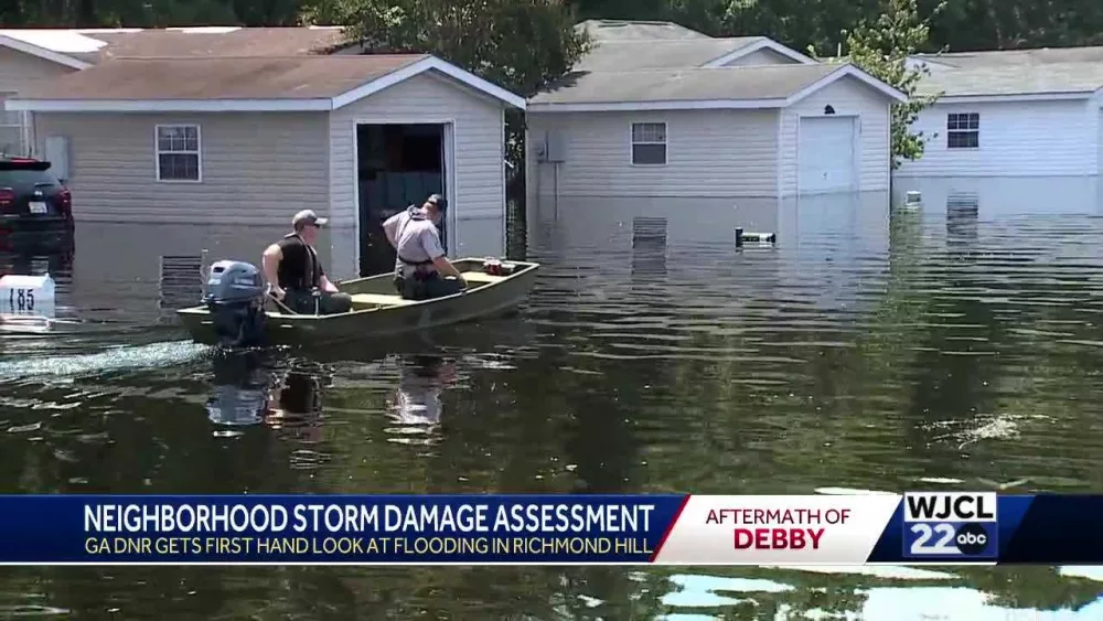 Georgia Department of Natural Resources helps flood victims in Richmond Hill