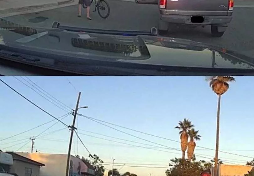 Suspect grabs bike from truck, tries to pedal off during DUI chase in California