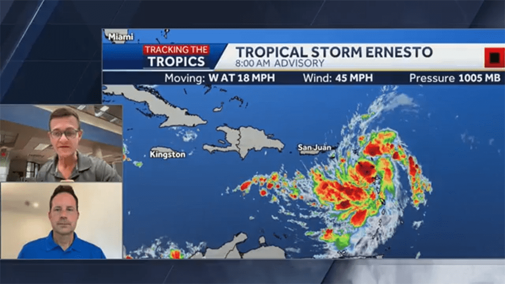 Tracking the Tropics: An in-depth look at Tropical Storm Ernesto