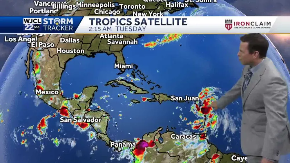 Tropical Storm Ernesto forecasted to strengthen to a hurricane. Here's the latest track