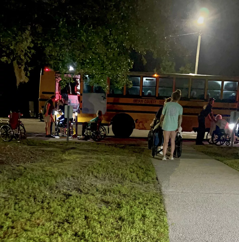 80 patients were rescued at the Bryan County Health and Rehab hospital due to flooding