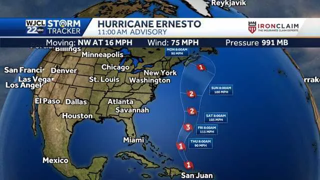 Tracking Hurricane Ernesto: Spaghetti models, timing and more