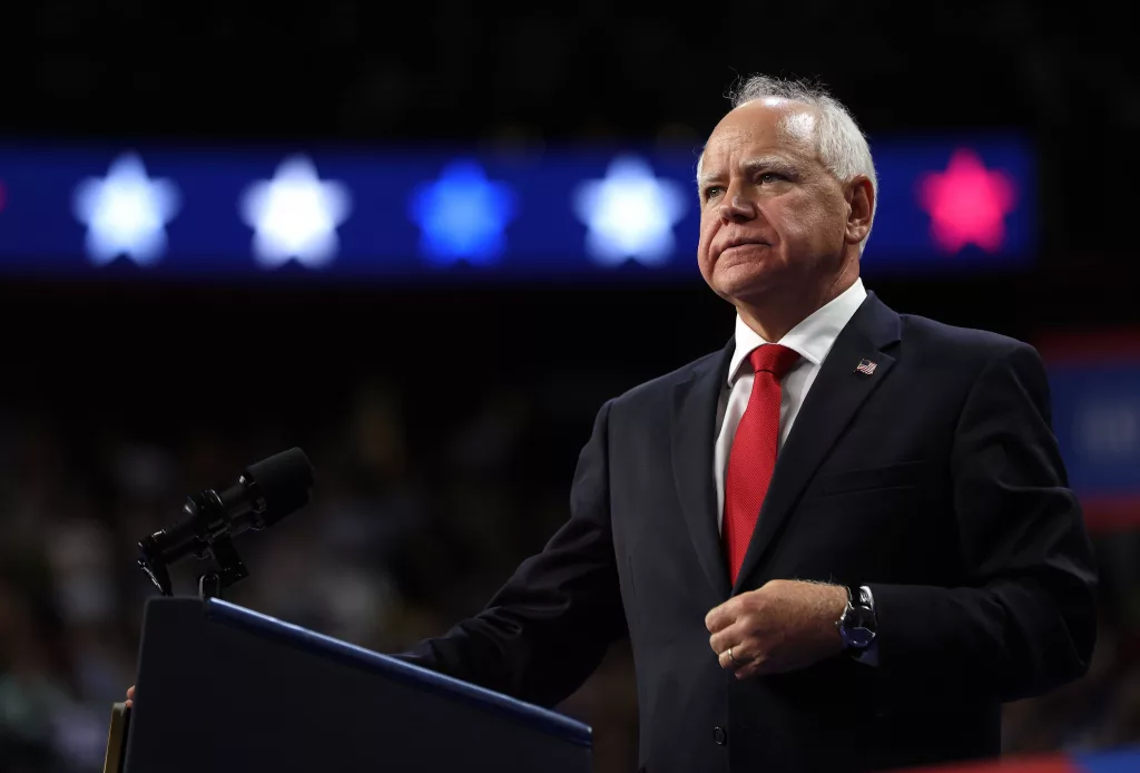 Tim Walz agrees to Oct. 1 vice presidential debate