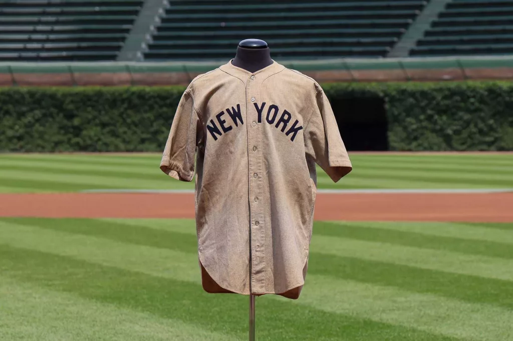 Iconic Babe Ruth jersey could sell for record-breaking $30 million