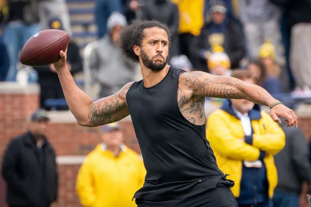 Colin Kaepernick has option to return to NFL as a coach, Jim Harbaugh says