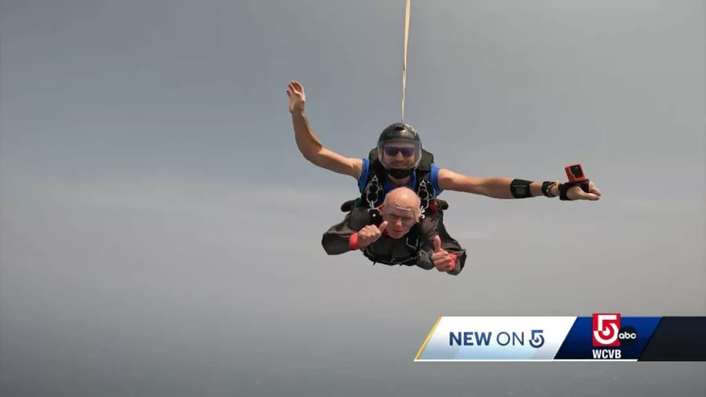 Meet the Navy veteran skydiving for his 91st birthday