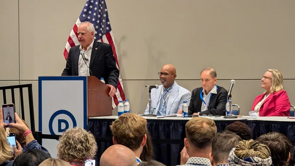 VIDEO: Tim Walz makes first appearance at DNC