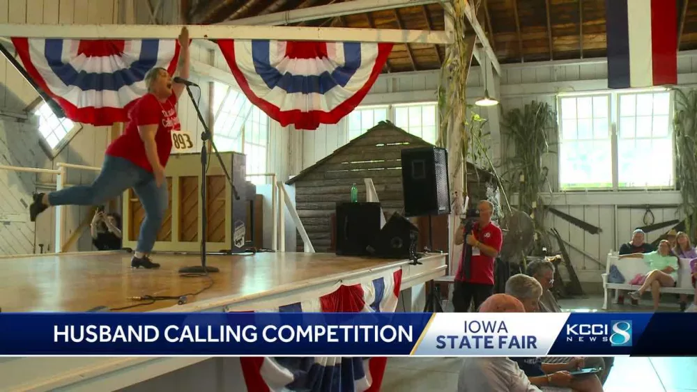 New winner crowned in husband-calling contest at the Iowa State Fair