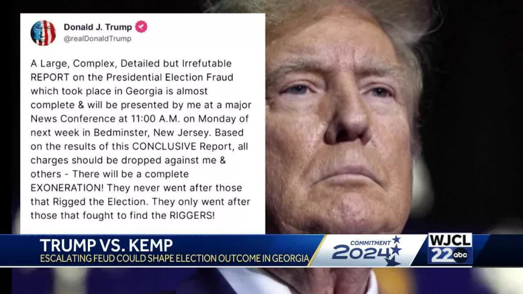 'The most disloyal guy:' Trump and Kemp feud heats up in Georgia as 2024 election nears