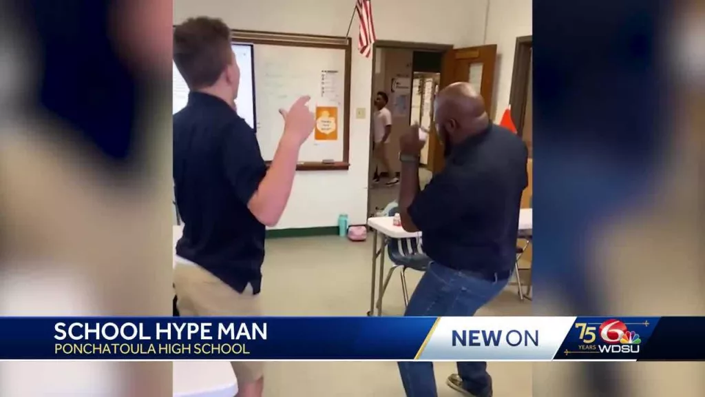 Teacher, student dance away back to school jitters