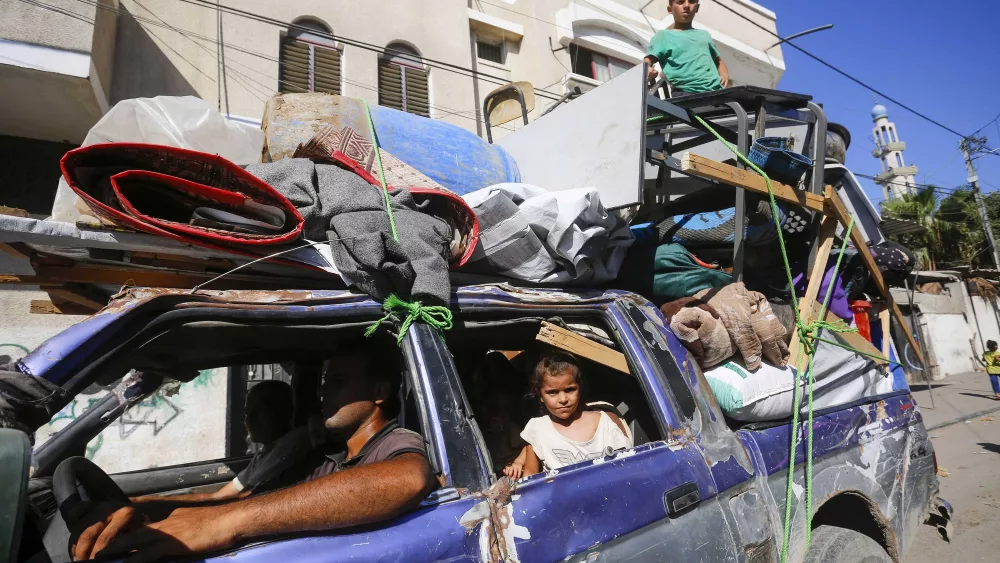 ‘There are no longer places to go’: Thousands in Gaza forced to flee again after Israeli evacuation orders