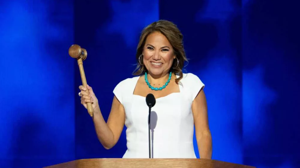 Why are DNC attendees wearing white on the final night?