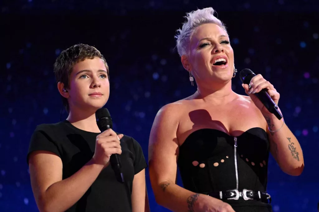 WATCH: Pink, daughter perform at DNC