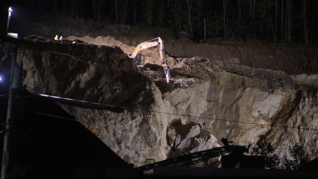 Worker killed when rock ledge collapses on excavator at Massachusetts quarry