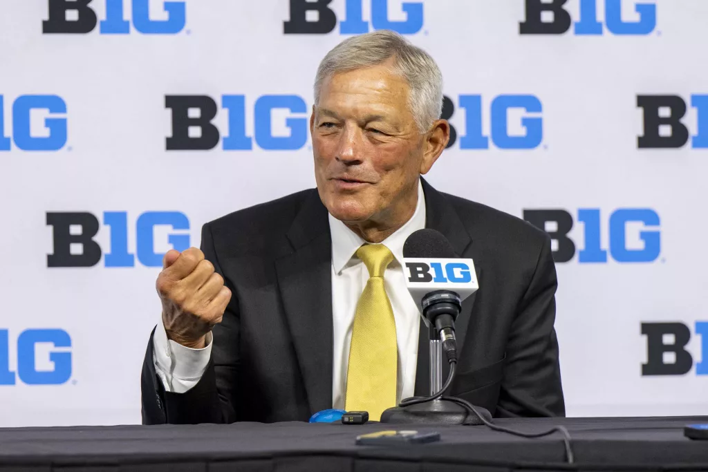 Iowa football coach Kirk Ferentz, assistant suspended over recruiting violation