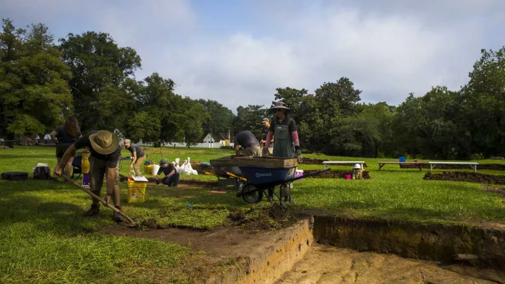 Archaeologists in Virginia unearth colonial-era garden with clues about its enslaved gardeners