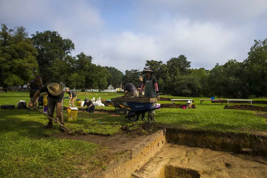 Archaeologists in Virginia unearth colonial-era garden with clues about its enslaved gardeners