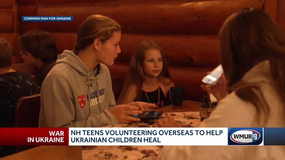 Meet the New Hampshire teens volunteering to help Ukrainian children who lost parents to war