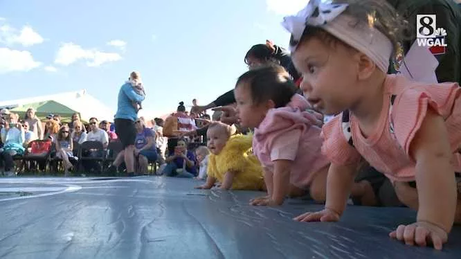 Cute competition: Babies race at Pennsylvania fair