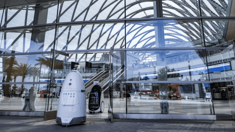 Security robots are starting to join the ranks of human guards