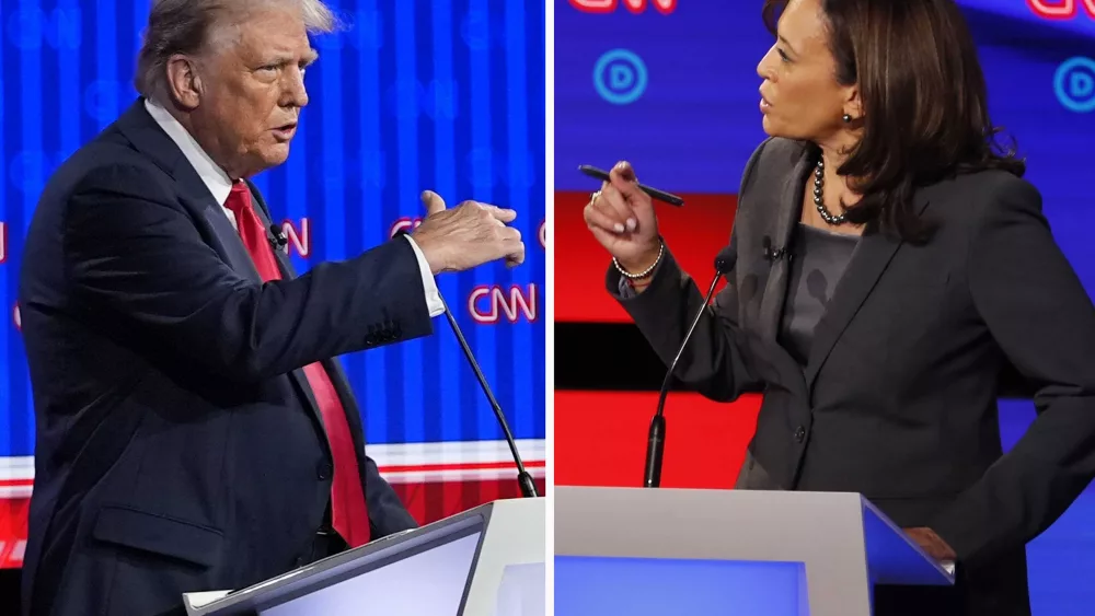 Harris and Trump squabble over muted mics at upcoming debate