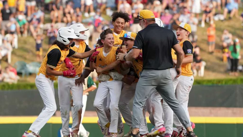 How did Little League World Series winners celebrate? Hill slide races