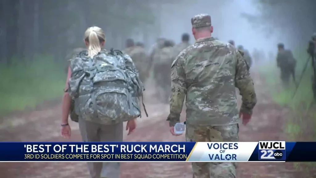 Army's 'Best of the Best; WJCL 22 News' Lydia Blackstone partakes in a 6-mile ruck march