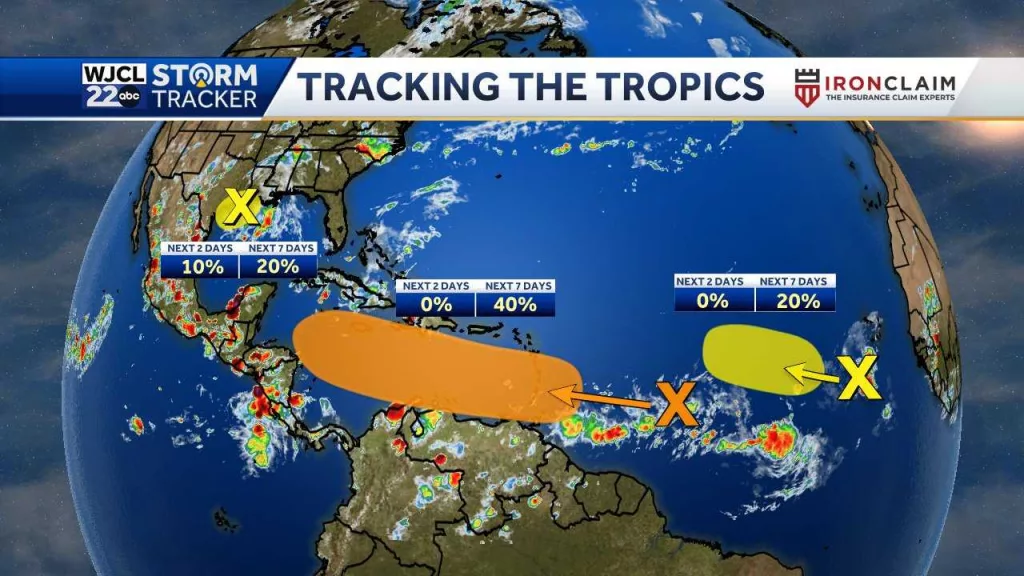 Lull in the tropics likely to end in early September