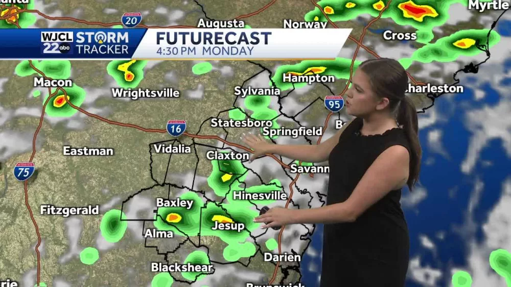 Cooler temperatures move in this week along with showers and storms